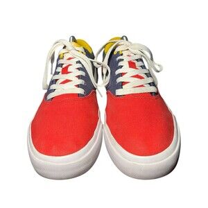 Nike Charge Solarsoft SB University Red, Navy & Yellow Canvas Shoes Men Size 9.5